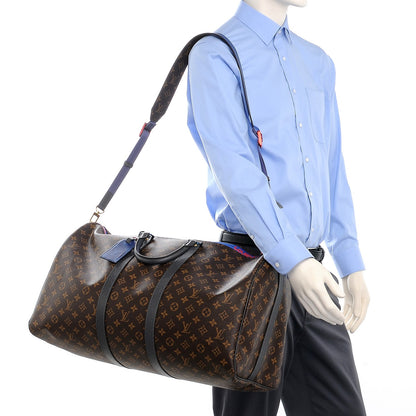 Louis Vuitton Monogram Taiga Outdoor Keepall Bandouliere 55 2 of 10