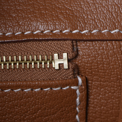 Hermes Natural Barenia Faubourg Birkin 30 Fauve 25 of 35