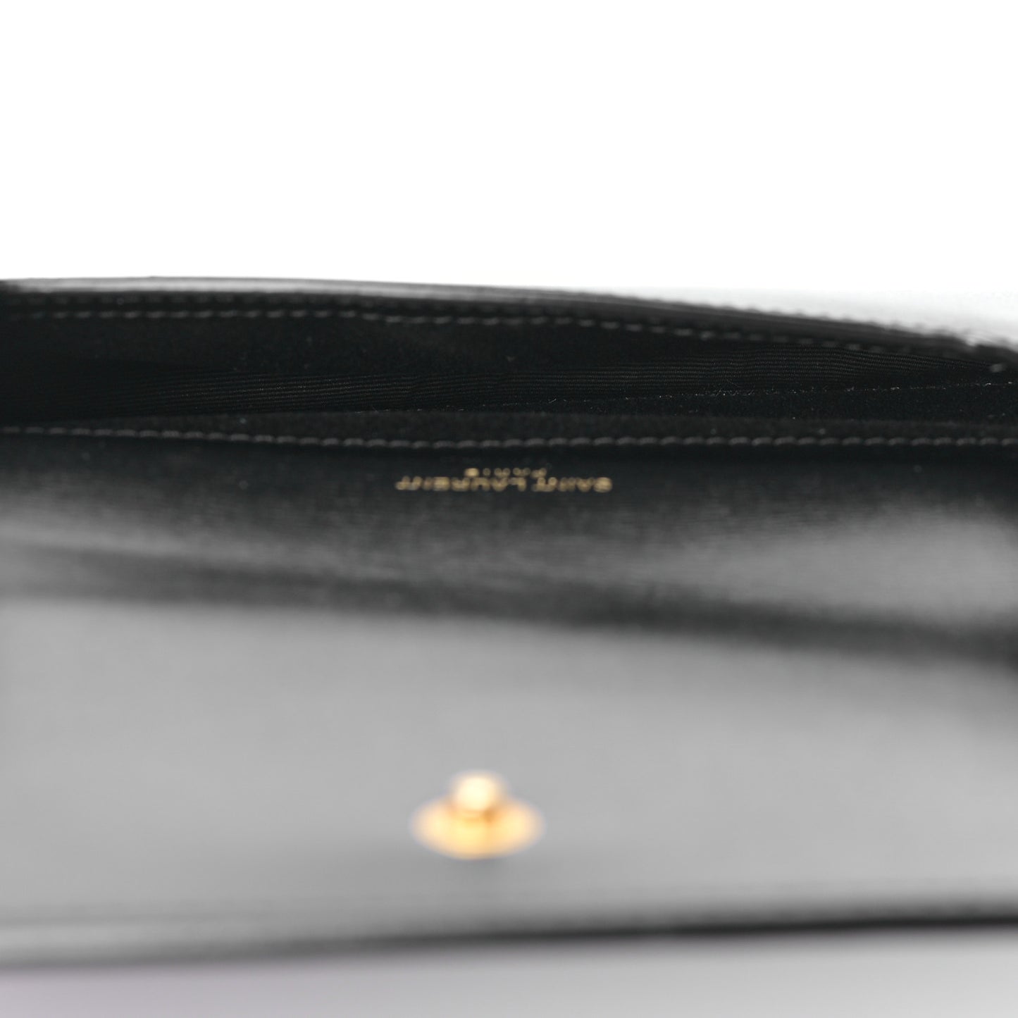 Smooth Calfskin Monogram Phone Holder Crossbody Black