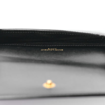Saint Laurent Smooth Calfskin Monogram Phone Holder Crossbody Black 5 of 9
