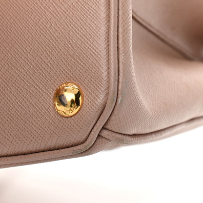 Prada Saffiano Small Galleria Double Zip Tote Cammeo 12 of 19