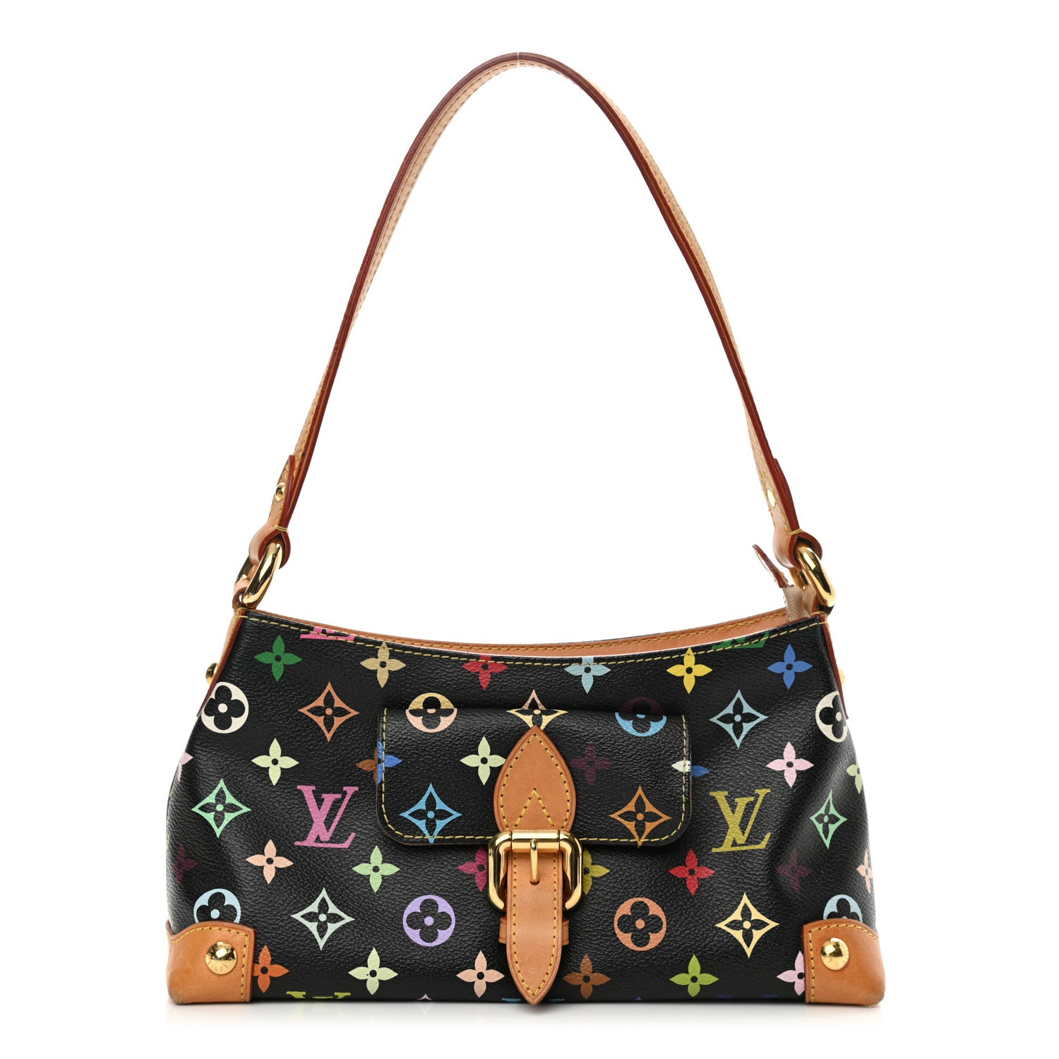 Louis Vuitton Monogram Multicolor Eliza Black 1 of 12