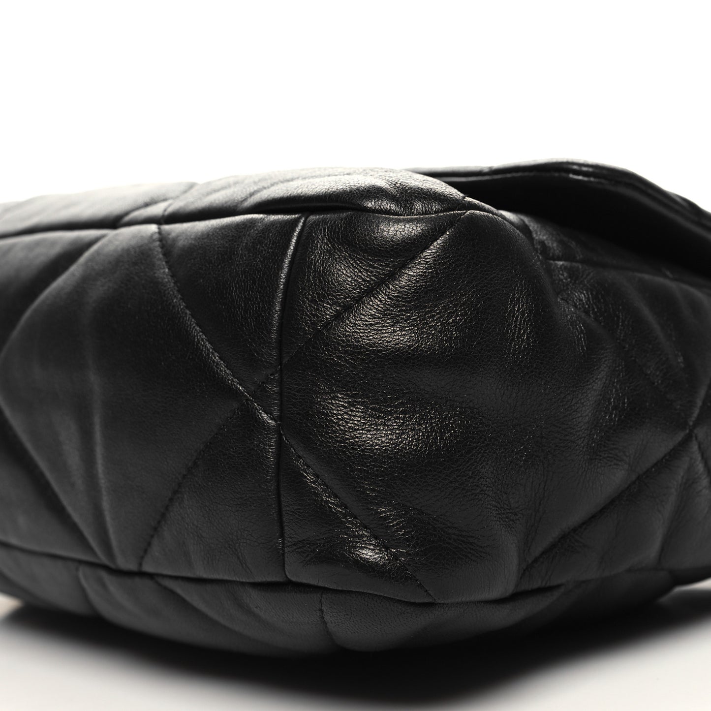 Lambskin Quilted Large Chanel 19 Flap Black