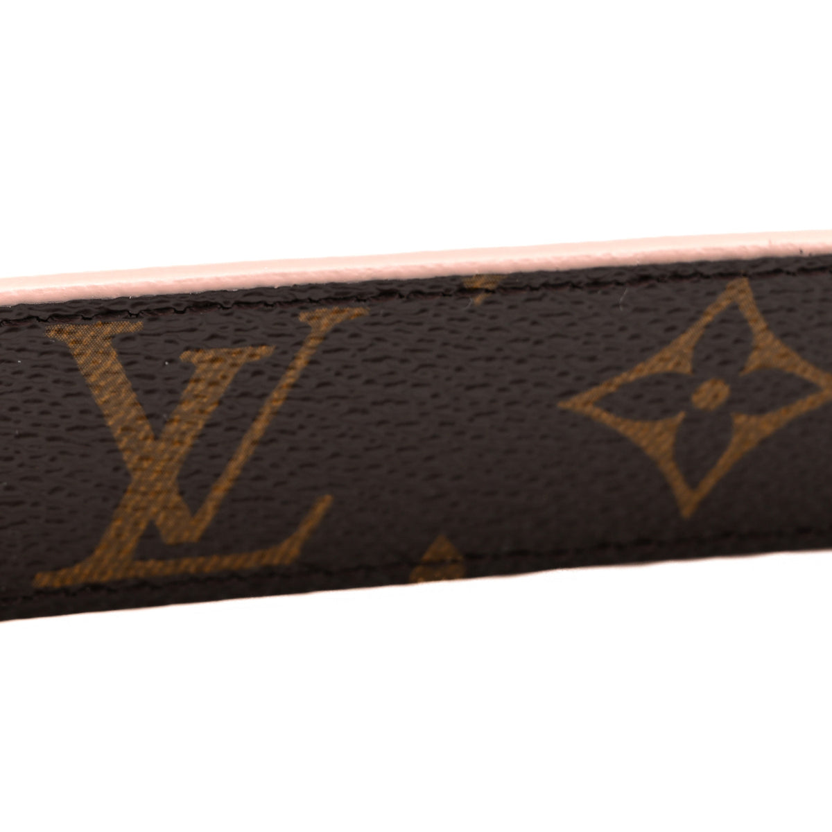 Louis Vuitton Calfskin Monogram 30mm LV Initiales Reversible Belt 80 32 Rose Ballerine 10 of 12