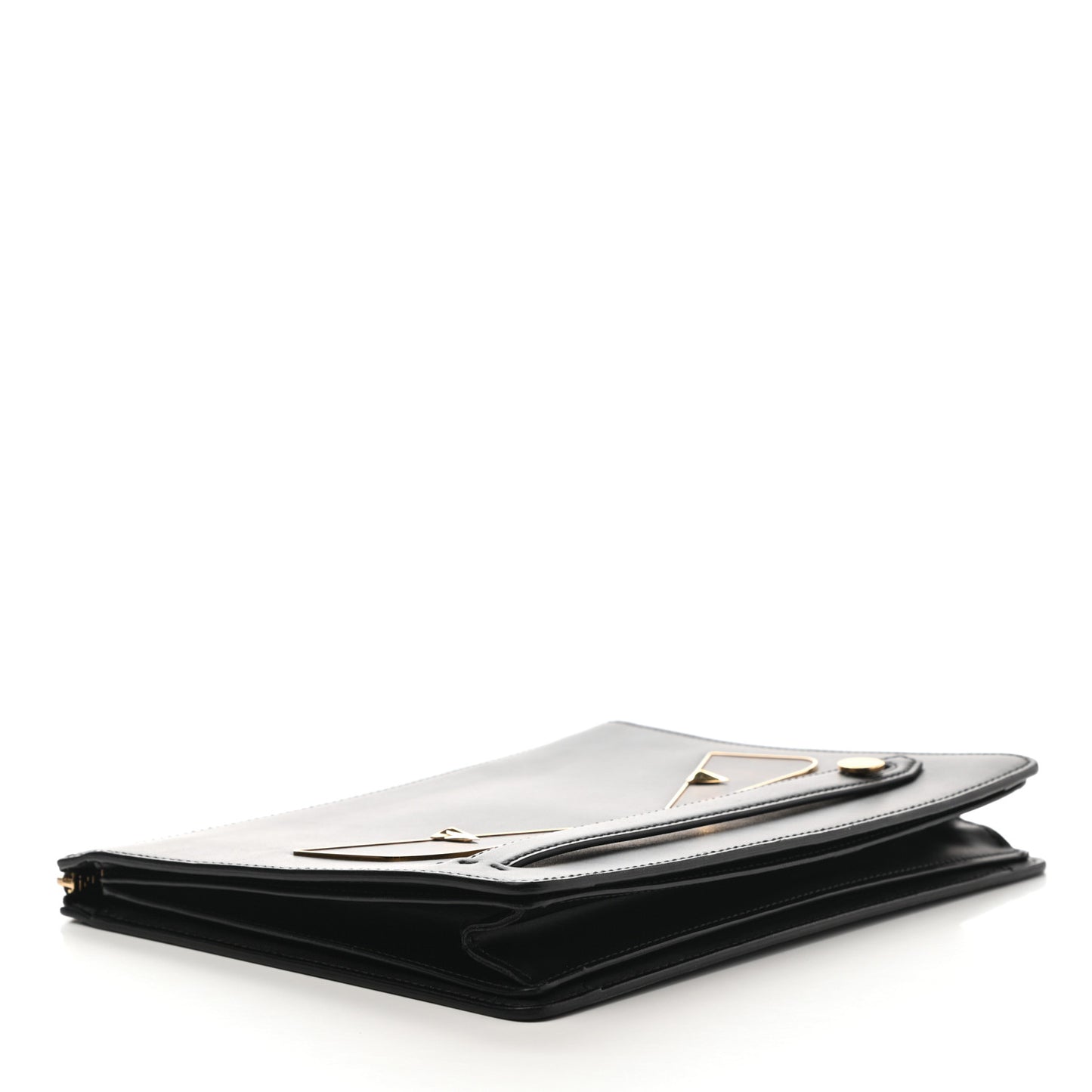Vitello Liberty FF Pequin Bug Eyes Slim Clutch Black
