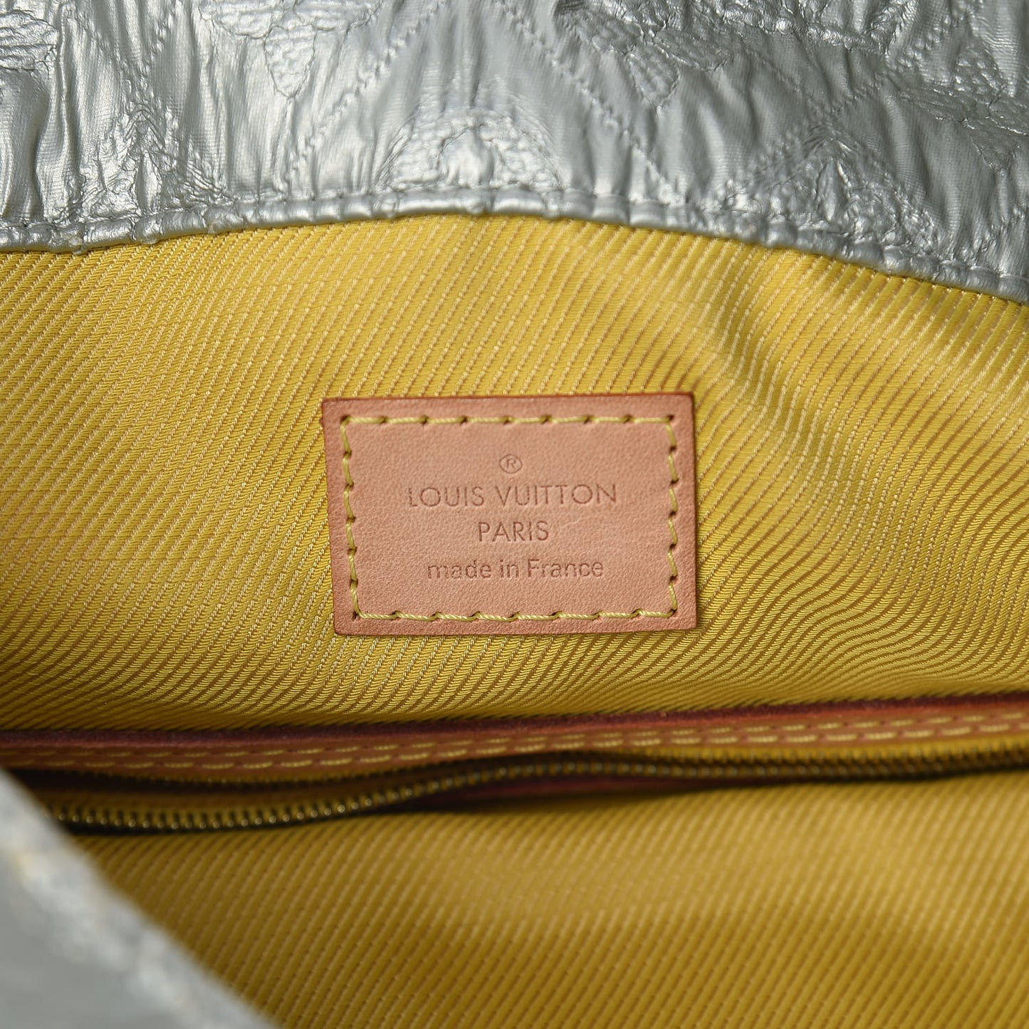 Jacquard Quilted Monogram Limelight Clutch GM Perle