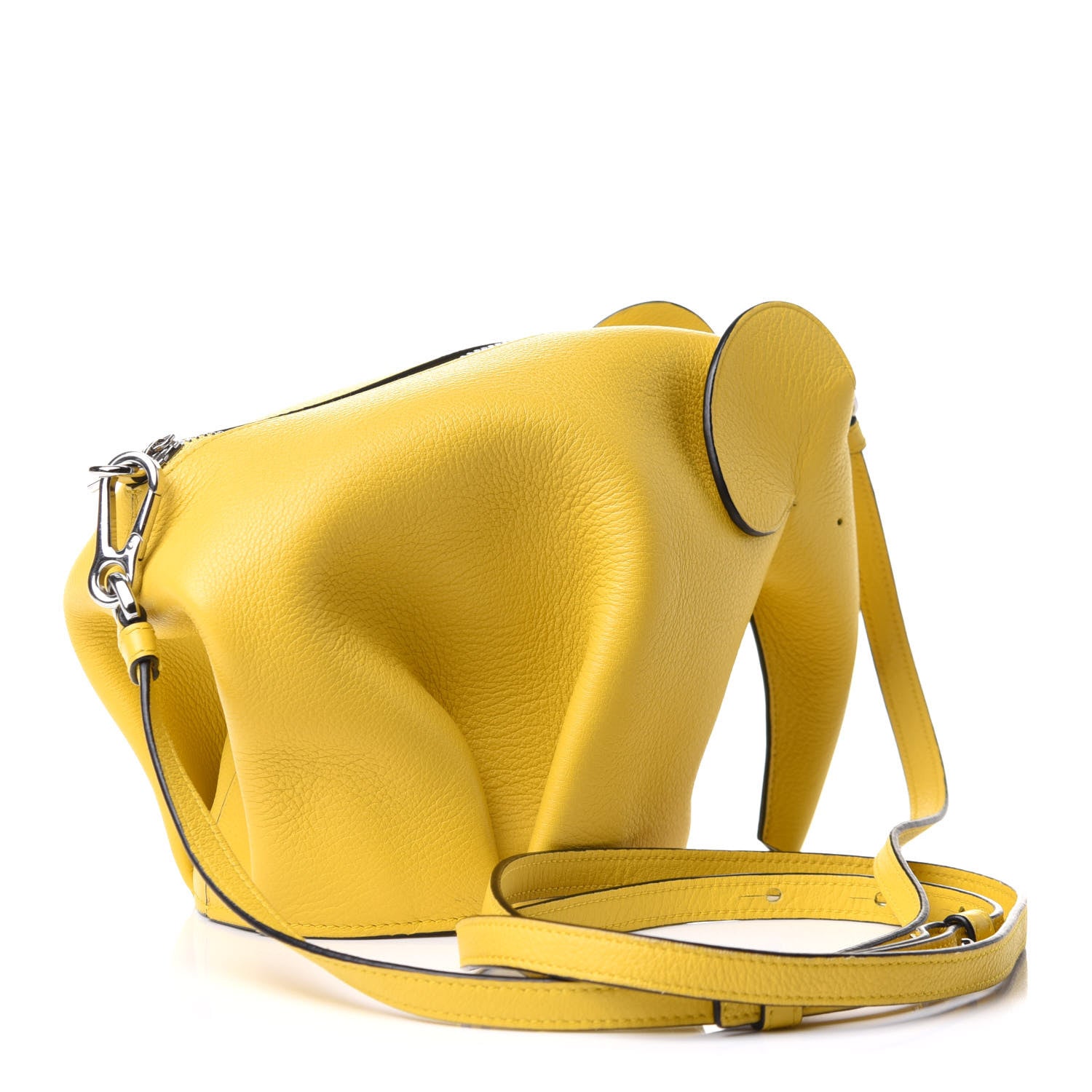Loewe Calfskin Mini Elephant Crossbody Bag Yellow 2 of 9