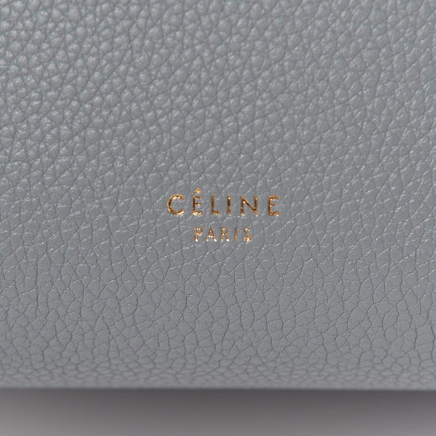 Soft Grained Calfskin Small Sangle Bucket Bag Storm