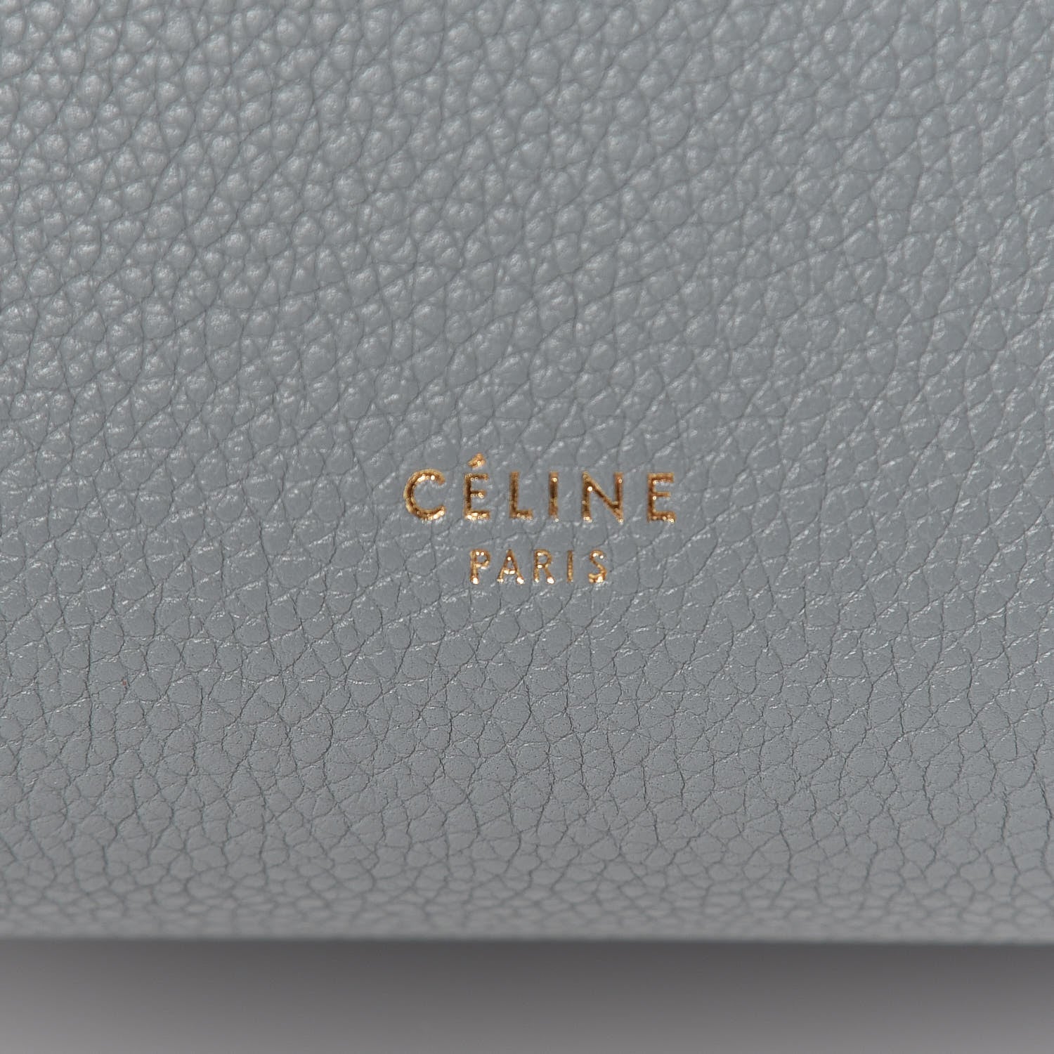 Celine Soft Grained Calfskin Small Sangle Bucket Bag Storm 6 of 13