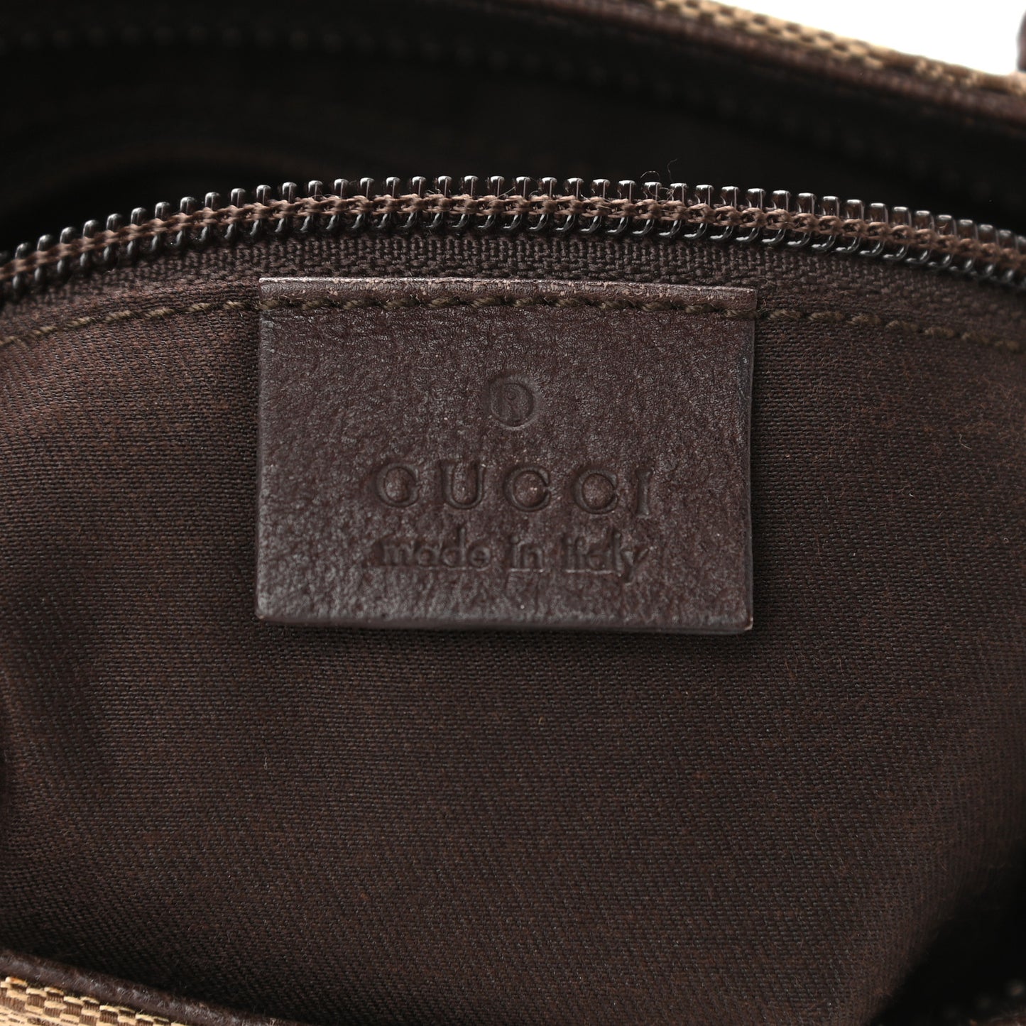 Monogram Flat Messenger Bag Dark Brown