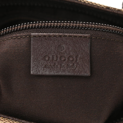 Gucci Monogram Flat Messenger Bag Dark Brown 6 of 12
