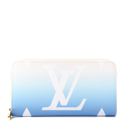Louis Vuitton Monogram Giant By The Pool Zippy Wallet Blue 1 of 7