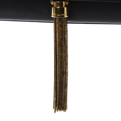 Saint Laurent Smooth Calfskin Medium Classic Monogram Kate Tassel Satchel Black 8 of 11