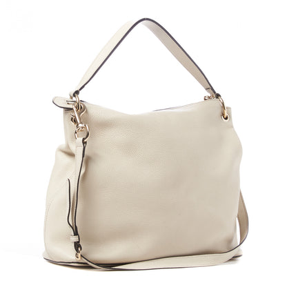 Gucci Pebbled Calfskin Large Soho Hobo Off White 3 of 12