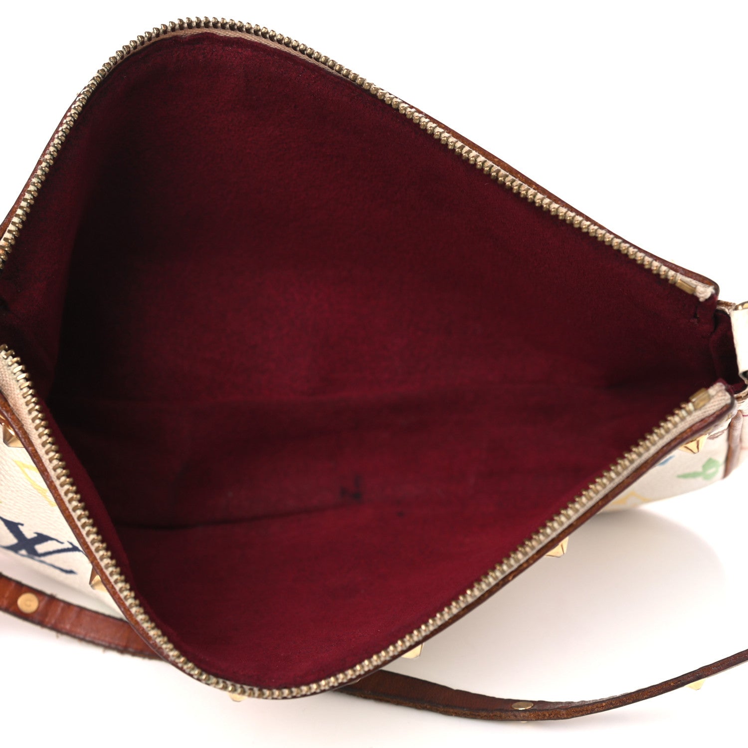 Louis Vuitton Monogram Multicolor Pochette Accessories White 4 of 15