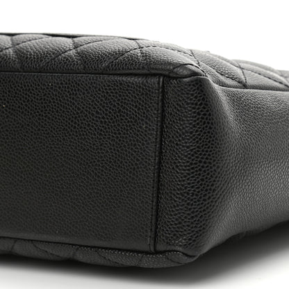 Chanel Caviar Quilted Petit Shopping Tote PST Black 10 of 11