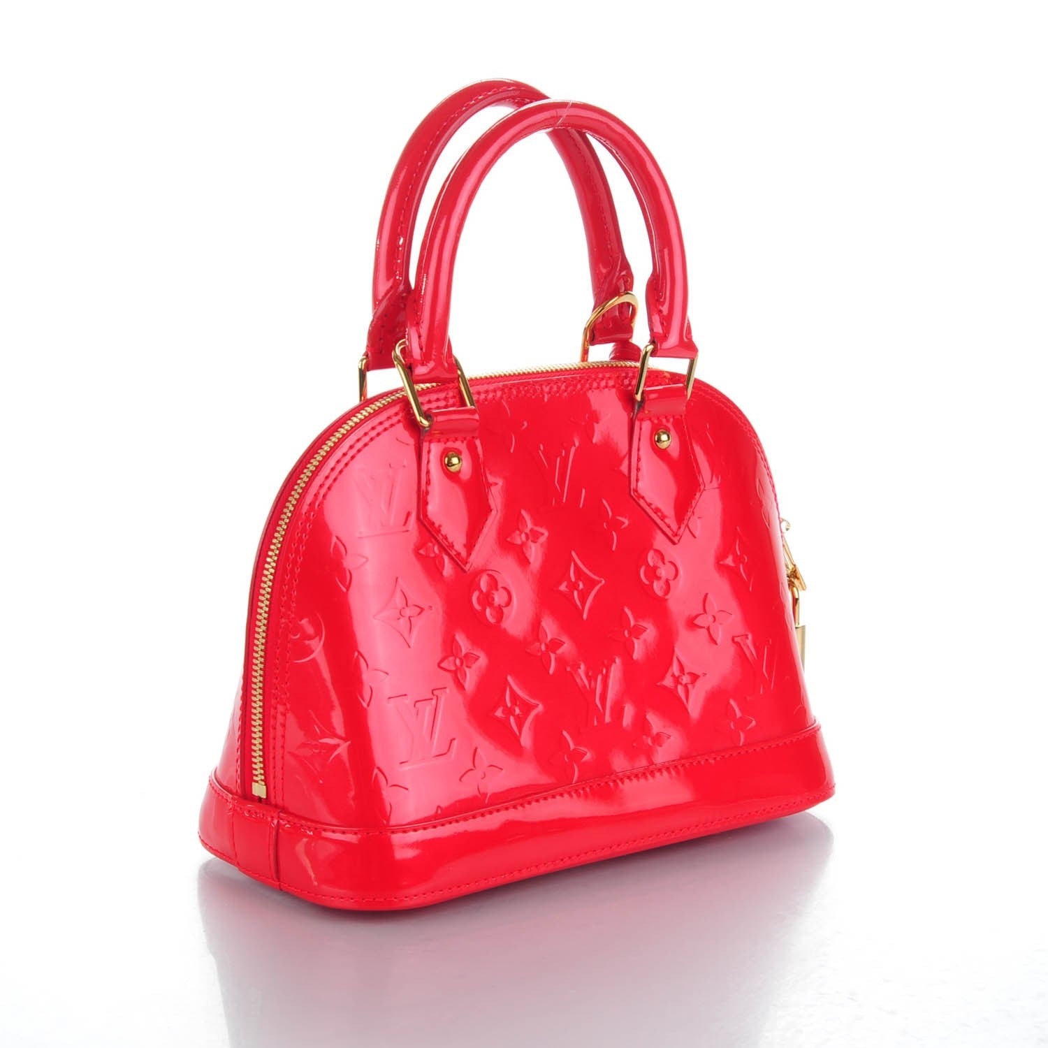 Louis Vuitton Vernis Alma BB Rouge Grenadine 3 of 8