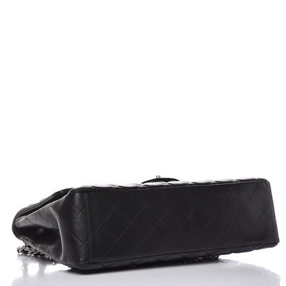 Chanel Lambskin Quilted Maxi Single Flap Black 4 of 10