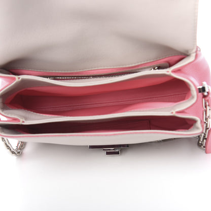Christian Dior Calfskin Bi-Color Small Diorling Rose Candy 5 of 15