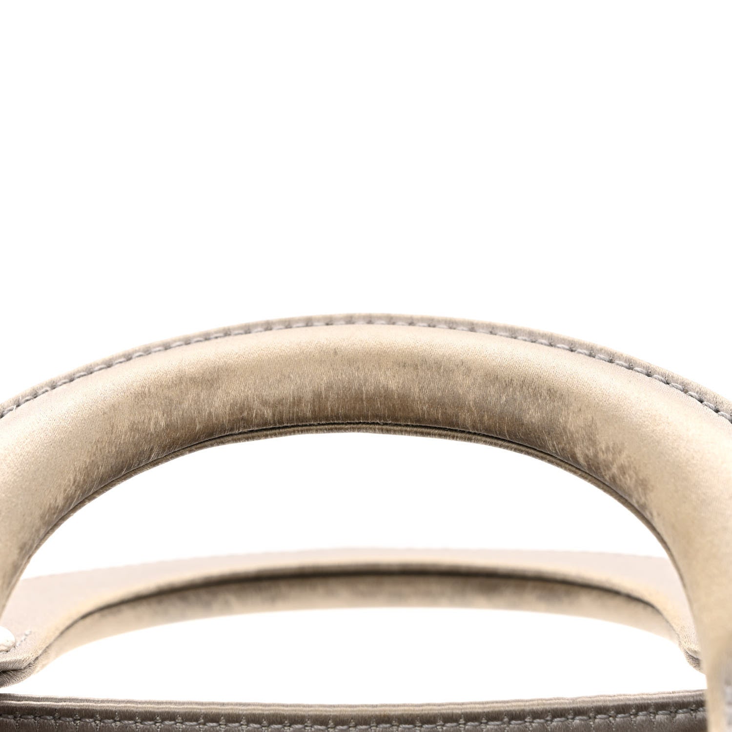 Christian Dior Satin Crystal Cannage Mini Lady Dior Gray 11 of 11