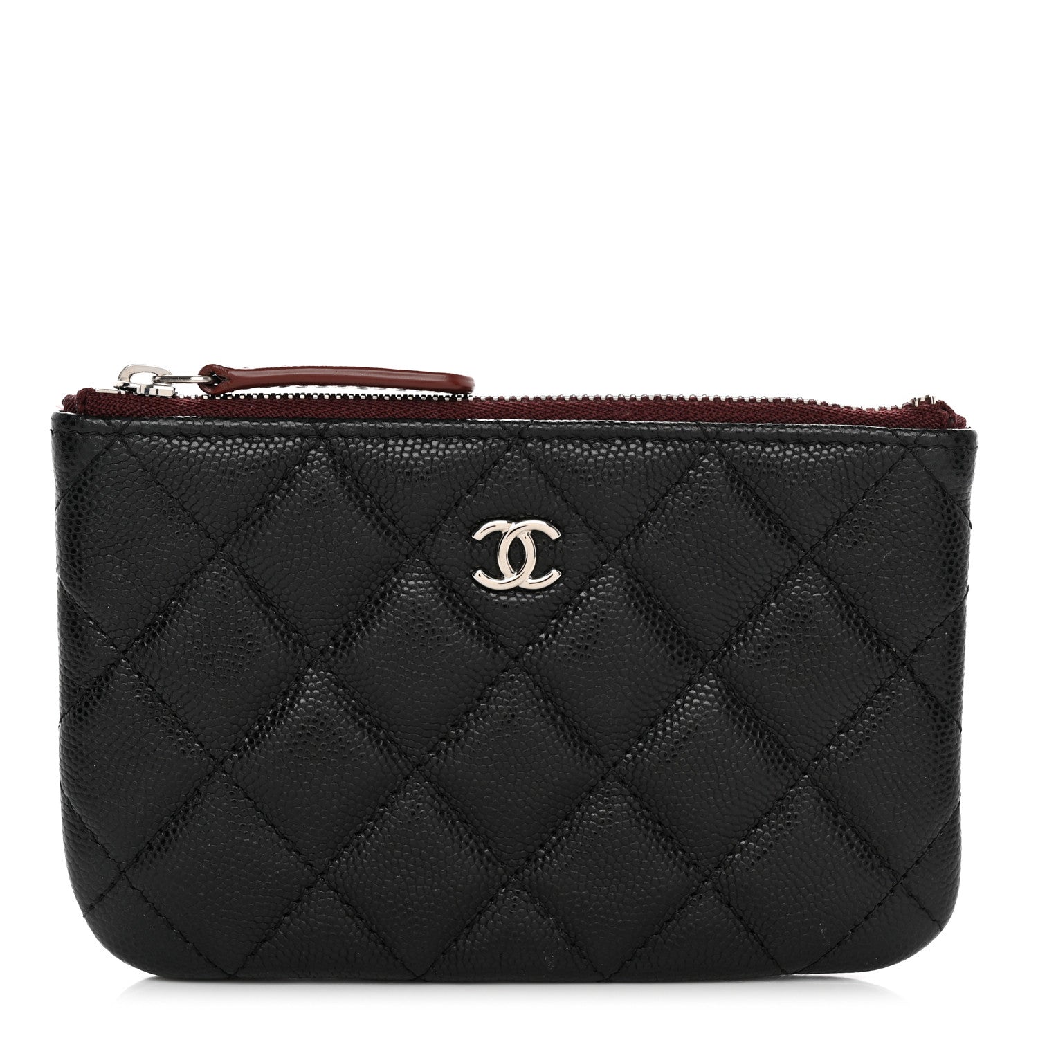 Chanel Caviar Quilted Small Cosmetic Case Black 1 of 8