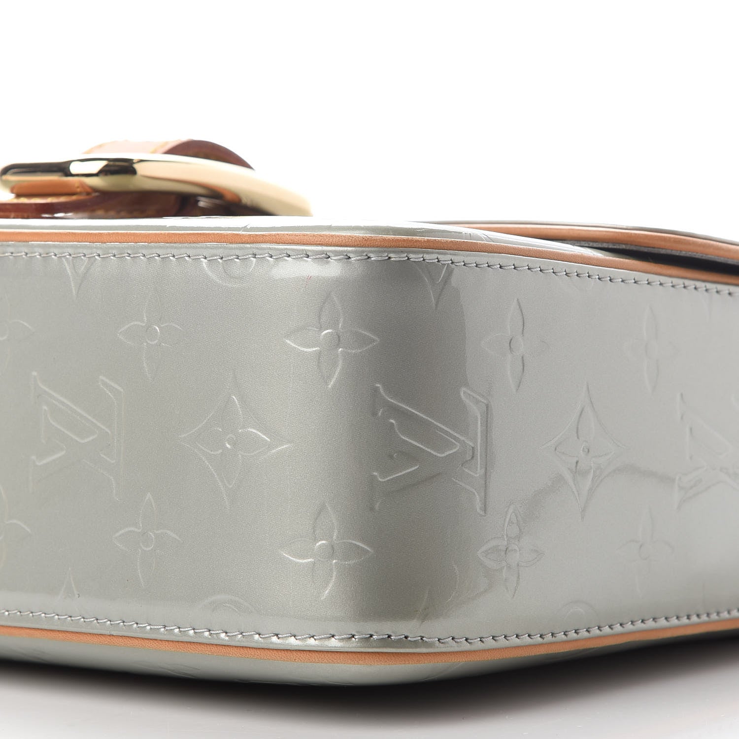 Louis Vuitton Vernis Christie GM Silver 7 of 8