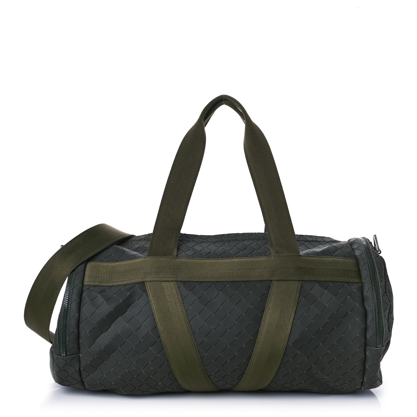 Intrecciato Rubber Canvas Duffle Bag Camping