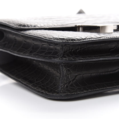 Hermes Matte Alligator Constance 24 Graphite 8 of 24
