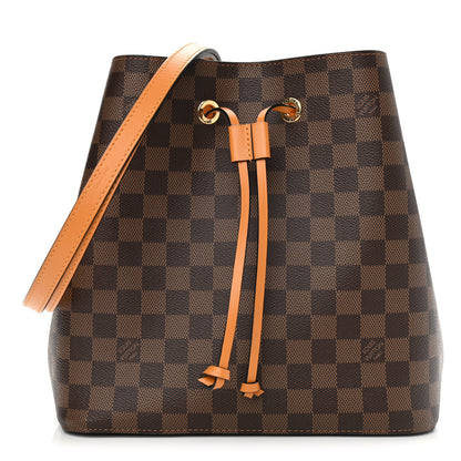 Louis Vuitton Damier Ebene Neonoe MM Safran 1 of 10