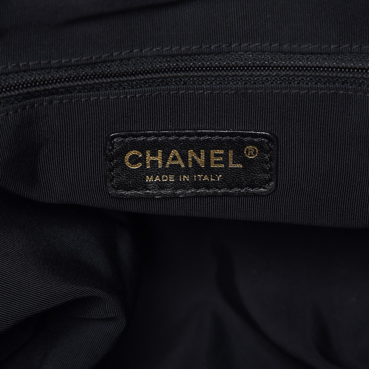 Chanel Calfskin Embroidered Ca D’Oro Tote Black 7 of 11