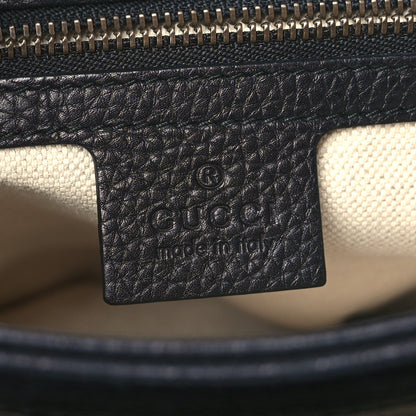 Gucci Cellarius Calfskin Feline GG Marmont Flap Shoulder Bag Black 6 of 9