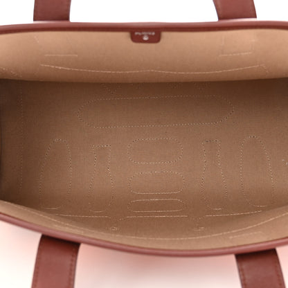 Hermes Swift Felt Petit H Decoupe Basse PM Skeleton Tote Rouge H Orange 5 of 11