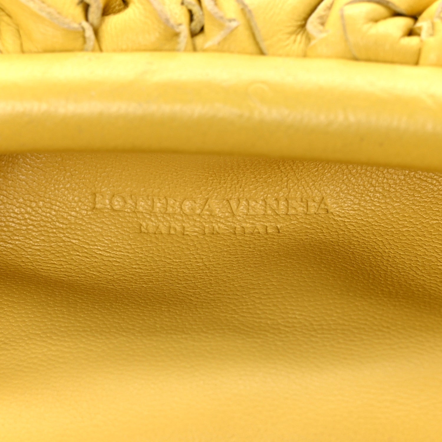 Bottega Veneta Nappa Intrecciato The Mini Pouch Buttercup 6 of 10