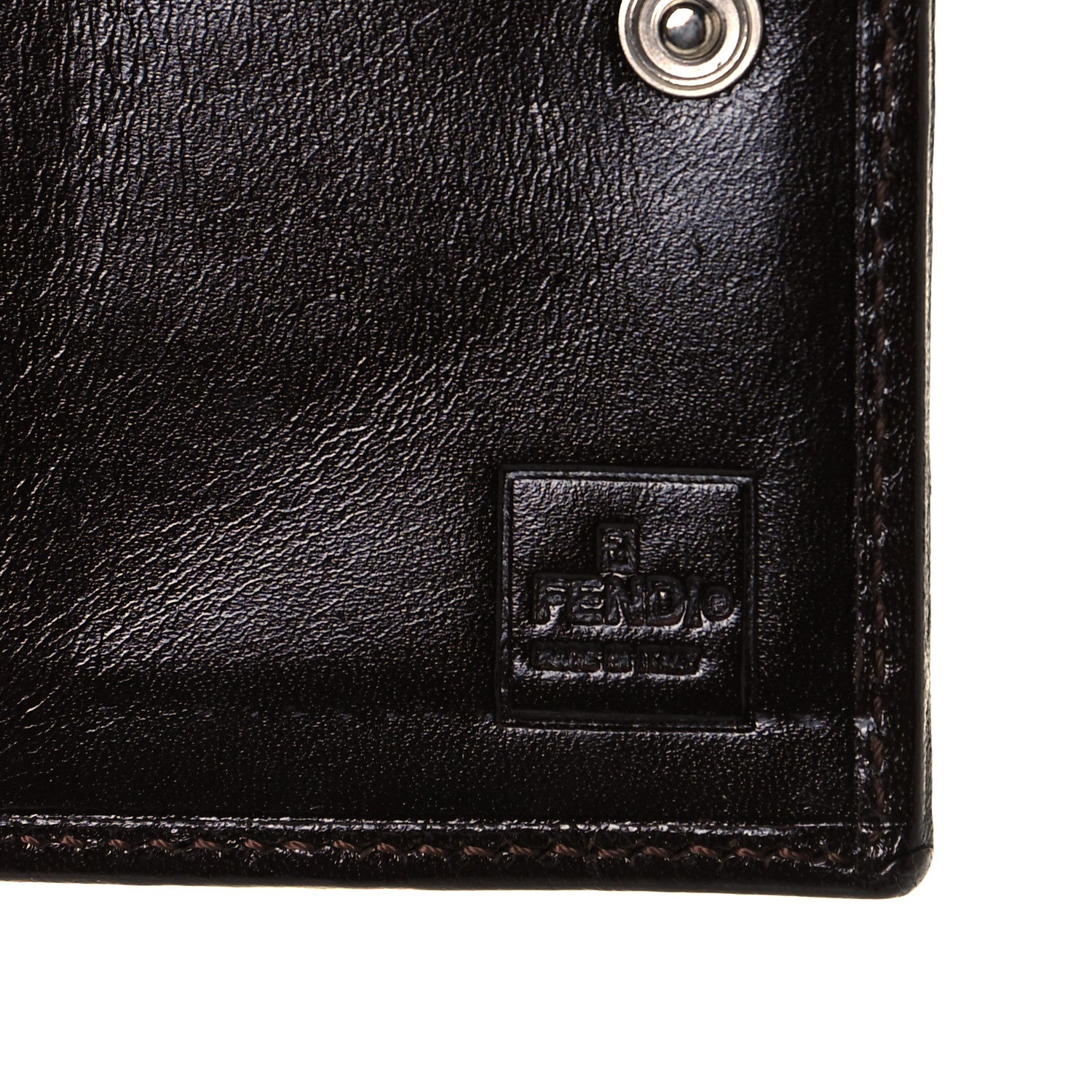 Fendi Zucca Compact Wallet Tobacco 7 of 7