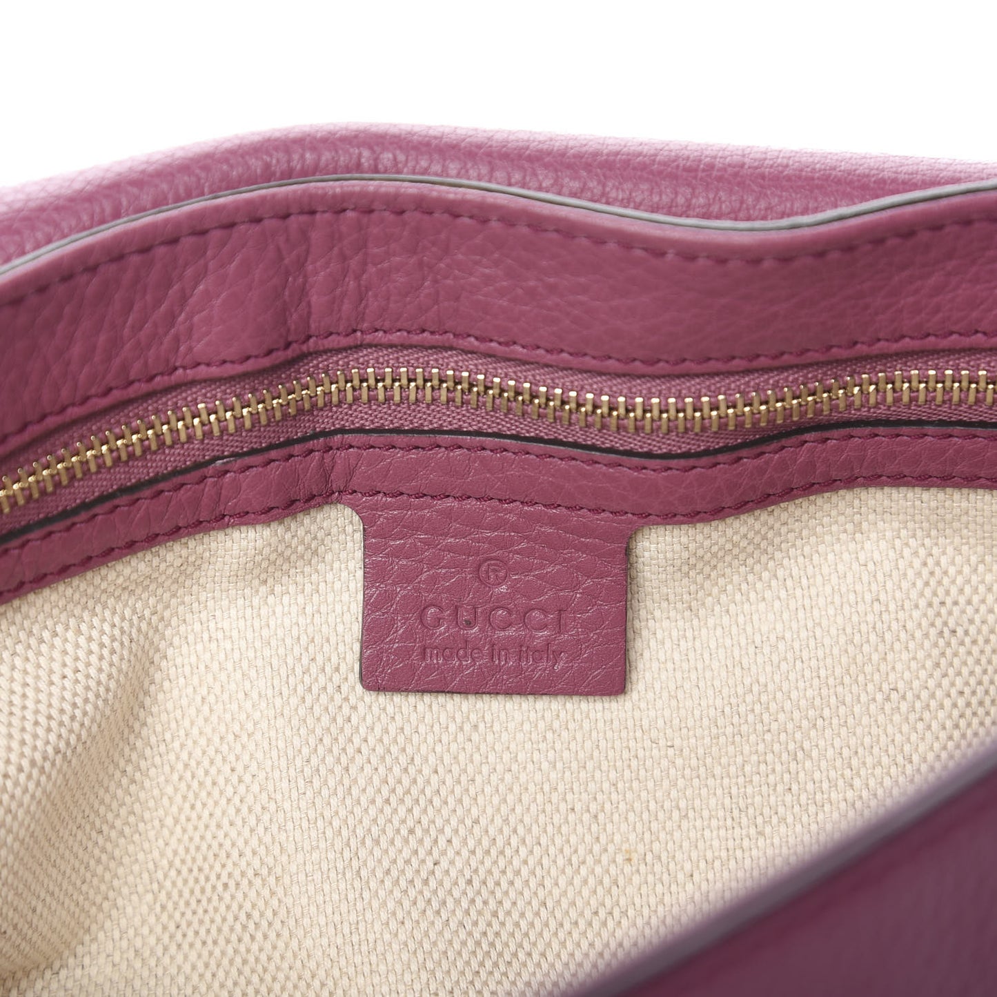 Pebbled Calfskin Medium Soho Flap Crossbody Peonia Flower