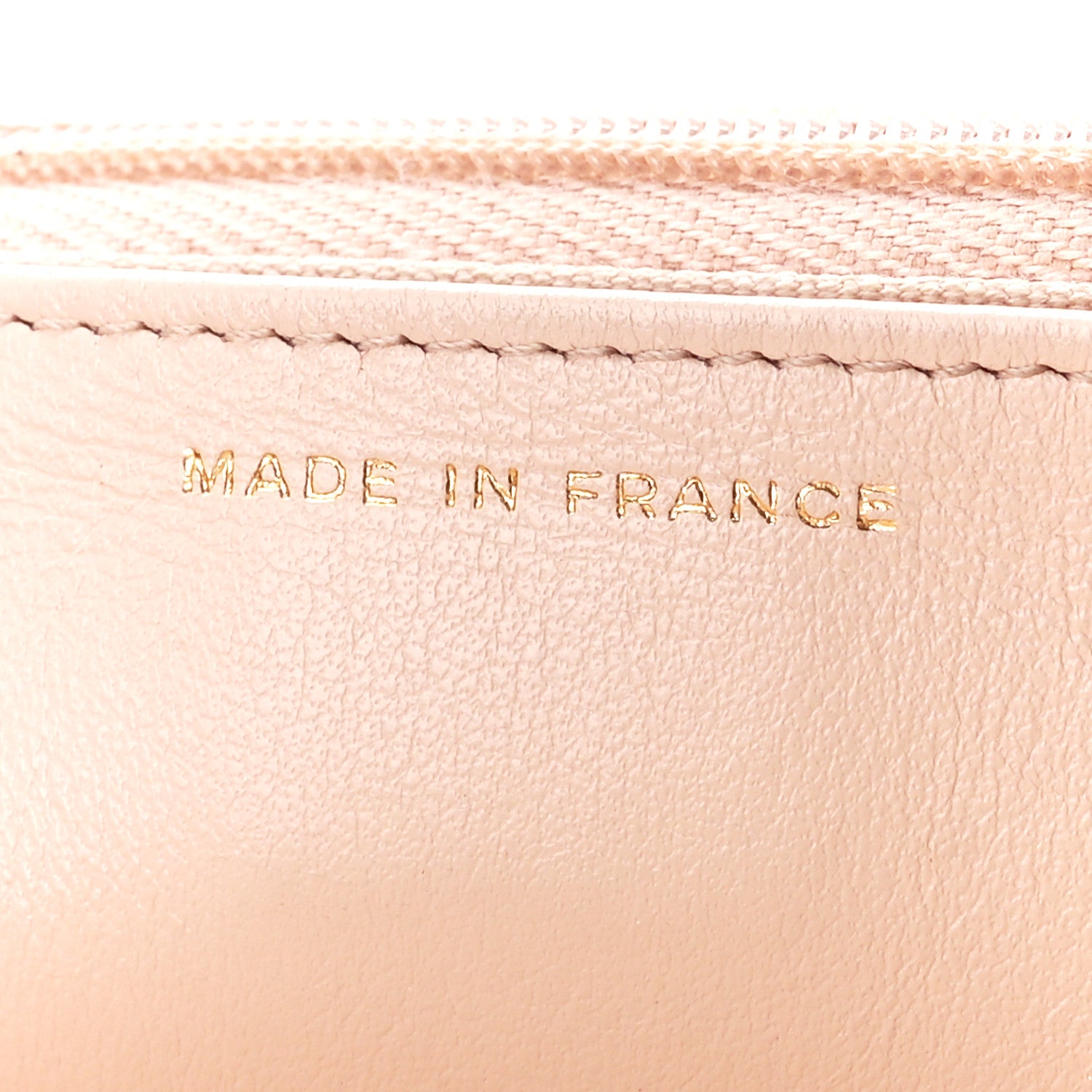 Chanel Caviar Quilted Wallet on Chain WOC Light Beige 7 of 12