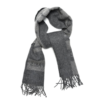 Louis Vuitton Cashmere Baroda Fringe Scarf Grey 1 of 4