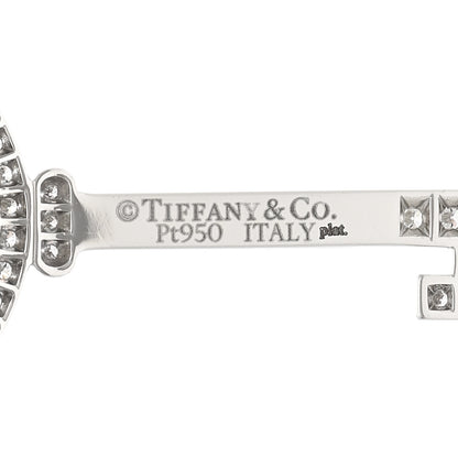 Tiffany Platinum Diamond Bubbles Key Pendant 3 of 3