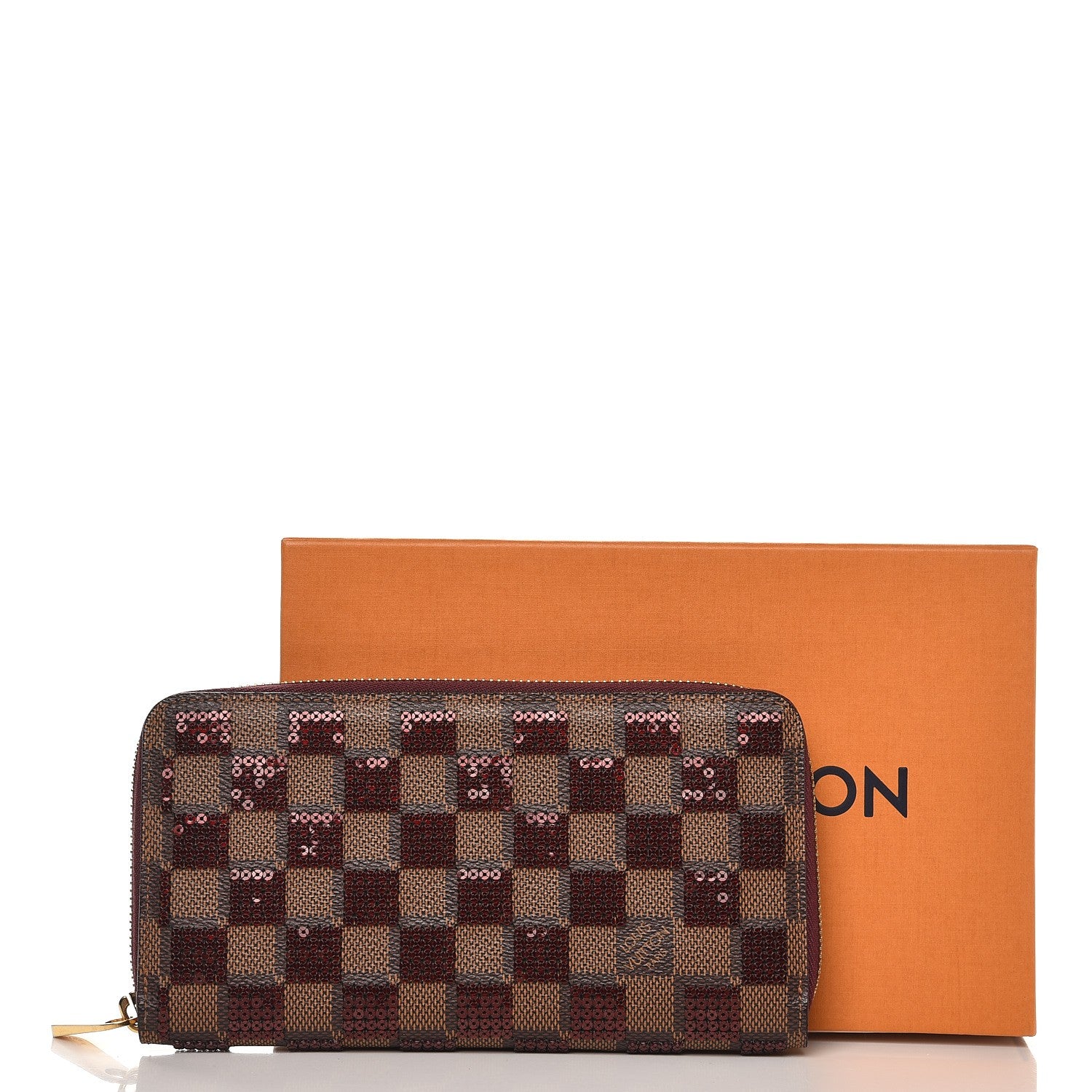 Louis Vuitton Damier Paillettes Zippy Wallet Red 7 of 7
