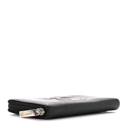 Chanel Caviar Large Timeless CC Zip Around Wallet Black 4 of 11