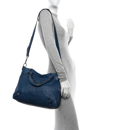 Balenciaga Agneau Classic Hardware Velo Bleu Cobalt Bleu Electric 2 of 21