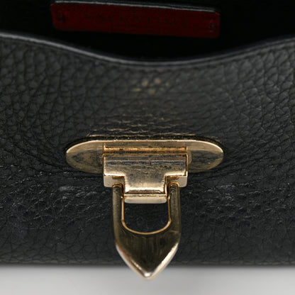 Valentino Garavani Pebbled Calfskin Mini Rockstud Crossbody Bag Black 11 of 11