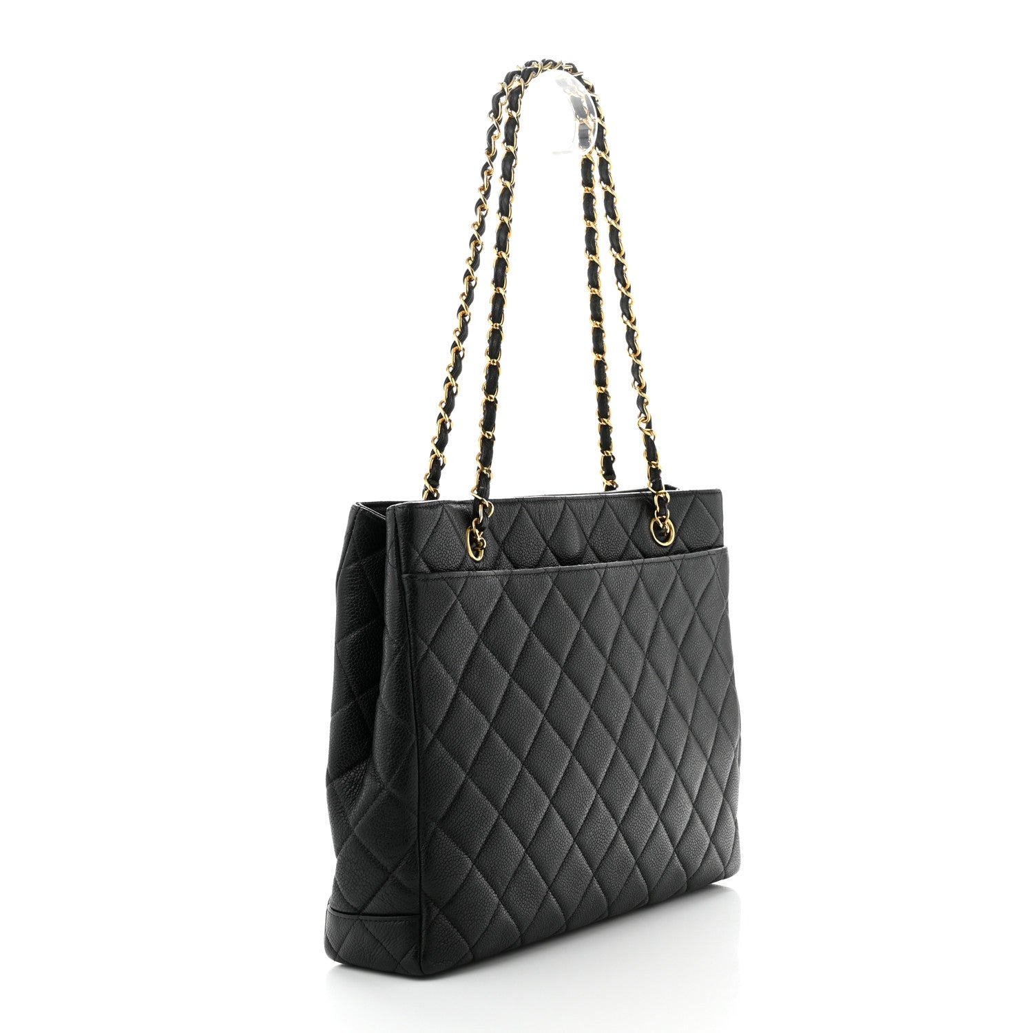 Chanel Caviar Quilted Shopper Tote Black 3 of 11