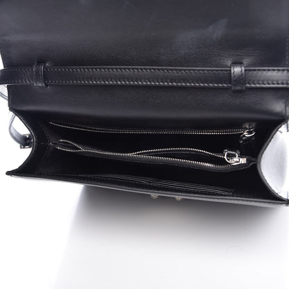 Alexander McQueen Calfskin Chain Flower Satchel Black 5 of 11