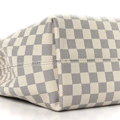 Louis Vuitton Damier Azur Graceful MM Rose Ballerine 7 of 8