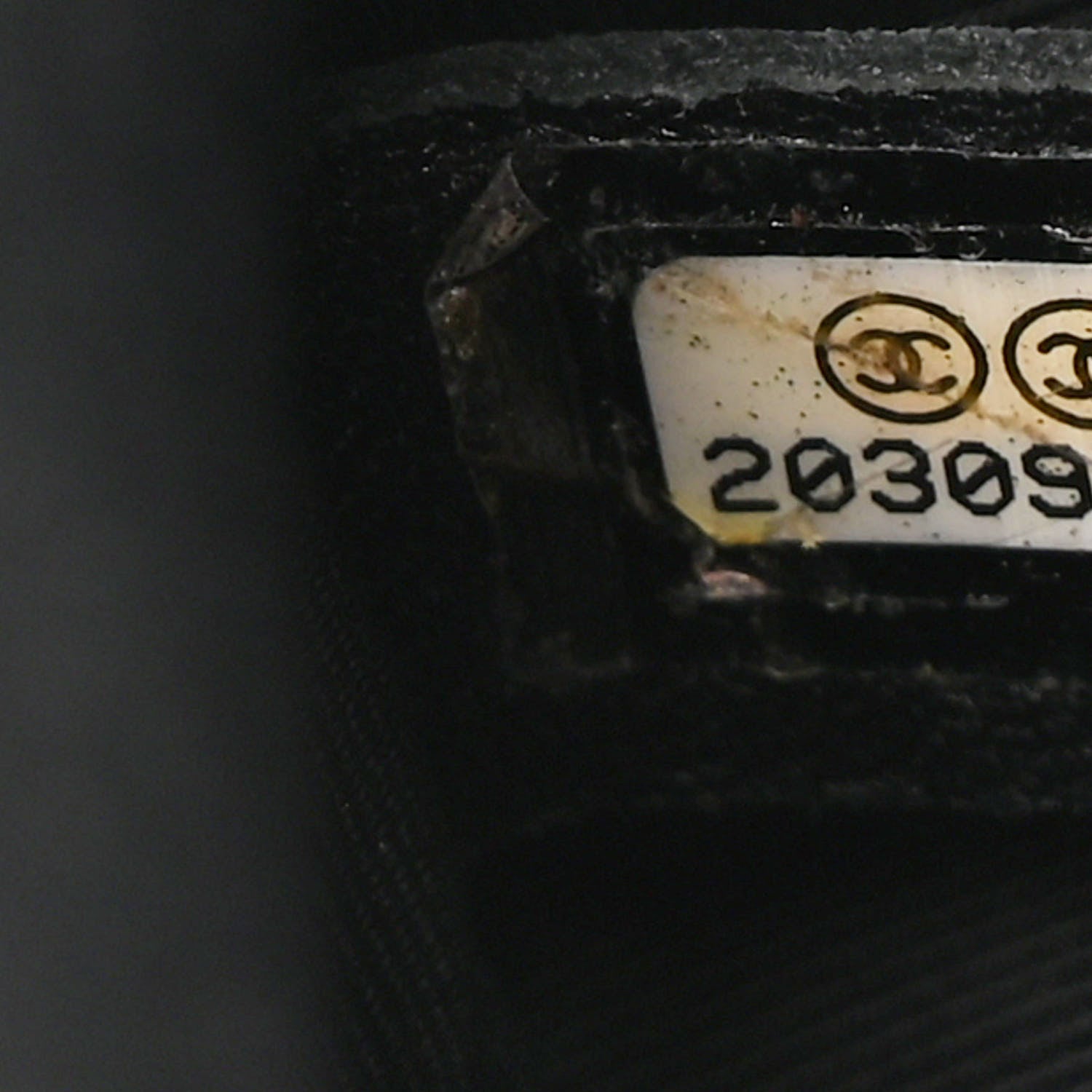 Chanel Calfskin Chevron Quilted Medium Chain Boy Flap Black 7 of 13