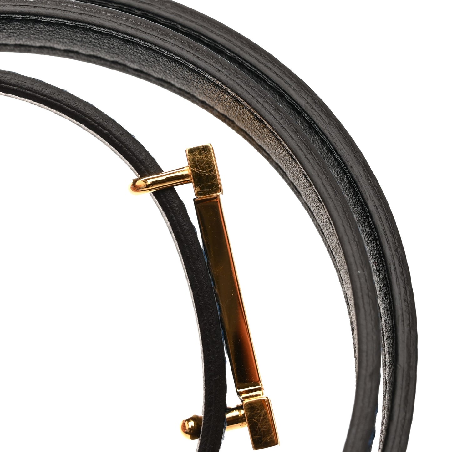 Swift Epsom 13mm Focus Belt 75 30 Black Bleu Agate