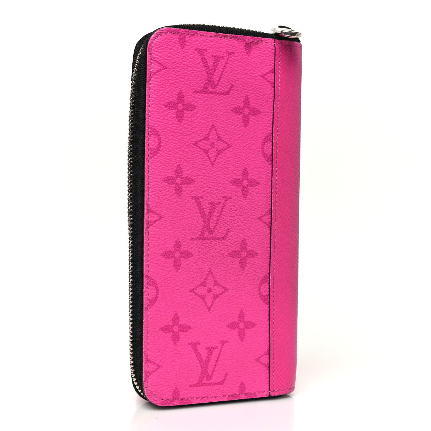 Louis Vuitton Taigarama Vertical Zippy Wallet Fuchsia 3 of 9