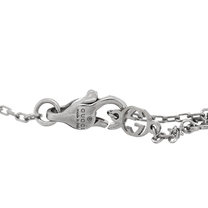 Gucci 18K White Gold Diamond GG Running Bracelet 3 of 8