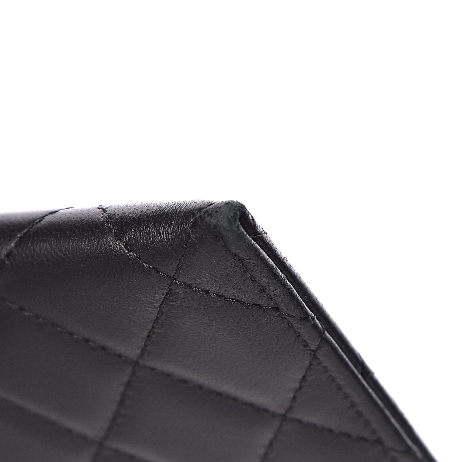 Chanel Lambskin Quilted Classic Zip Pouch Black 11 of 12